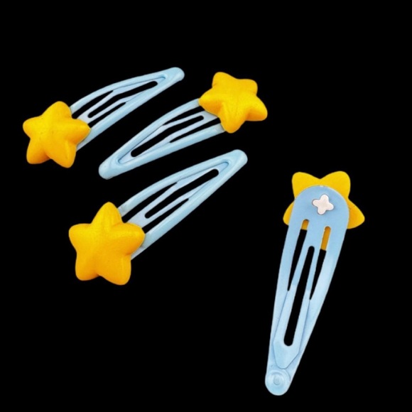 Nintendo Star Hair Clips - Picture 2 of 7